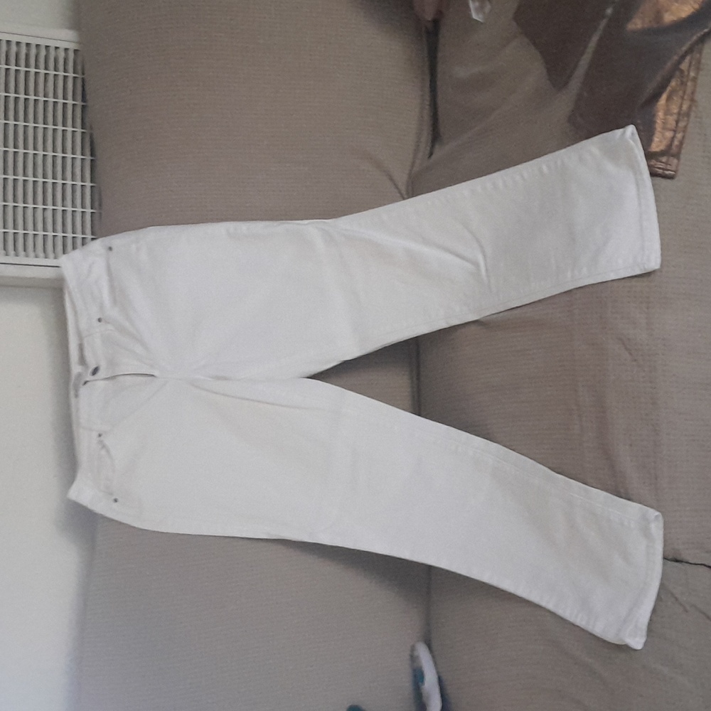 Calvin Klein white denim jeans